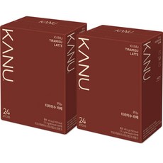 맥심 카누 티라미수 라떼 24T x 2개 +사은품랜덤증정(ID당1개), 24개입, 17.3g