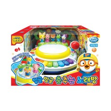 주영 뽀로로 빙글빙글 춤추는 노래방 완구, 혼합 색상, 1개