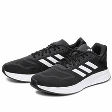 adidas 愛迪達 男士跑步鞋寬腳訓練鞋緩震黑色運動鞋