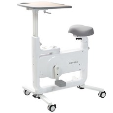 로베라 테이블 바이크 미니 실내 자전거 접이식 헬스 사이클, TB-300, 화이트 + 블랙