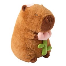 카피바라 인형 33cm (꽃 카피바라), 혼합, 1개