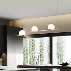 線性 LED 吊燈 現代吧檯燈, 黃光G9 LED9W 定做85-265V