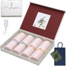 11829269 절향 사찰향 향 법당향 제사향 조의 선물용 사십구일 일주기 신본 꽃향기 4종 백단 제공용 내부 포장·조의문·손잡이 봉투 포함일본 제조 연기가 적다, 11829269 절향 사찰향 향 법당향 제사향 조의 선