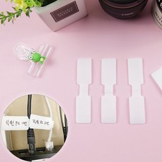 전선 백색 전선묶기 1P 타입 찍찍이 케이블 타이묶기, 1개, 기본