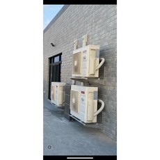 冷氣安裝架 白鐵安裝架 304 豪華架 台灣製造 MIT 厚2.0mm 附白鐵螺絲包, 1個, 白鐵⭐️小-深度49公分寬80公分