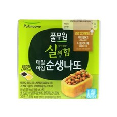 풀무원식품 매일아침 순생나또 2입 49.5g, 6개