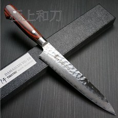 堺孝行 削皮刀-小刀 33層槌目大馬士革VG10 日本進口菜刀 精緻料理刀具, 1個, 150mm
