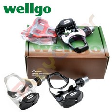 【Wellgo R251 鋁合金 卡踏】附扣片 LOOK 系統 密封式軸承 公路車 踏板【20657945], 1個, 白色White