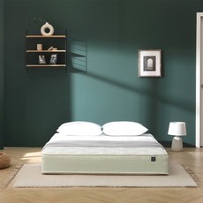 지누스 에센스 그린티 하이브리드 스프링 매트리스, 20cm