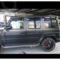 벤츠 G바겐 지바겐 썬바이저 빗물받이 레인가드 2002-2018년 W463 G350 G500 호환, 1, 2002-2018년형 (다른 연식은 문의)