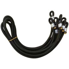 디아크몰 고무 트램펄린 밴드 탄성 육각 점핑 스트링, 10. 1.3m 15mm 블랙