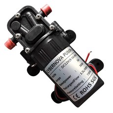 CYBERNOVA DC12V 73PSI 3.5L/m 담수 고압 다이어프램 셀프 프라이밍 펌프 호스 클램프 포함 농장/정원/농업/차량 청소 (5206-uscn), CYBERNOVA DC12V 73PSI 3.5L/m 담, 1개