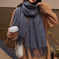 세젠드 소프트 머플러 부드러운 목도리 남녀공용