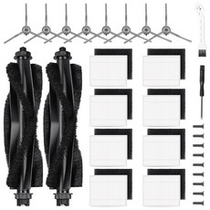 유피 L60/L50 진공 로봇용 액세서리 키트 교체 부품에는 롤러 브러시 2개 헤파 필터 8개 측면 나사 4개 청소 도구 1개 드라이버 1개가 포함됩니다