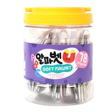 자석나라 소프트 자석글자 놀이통 대문자, 1개, 단품
