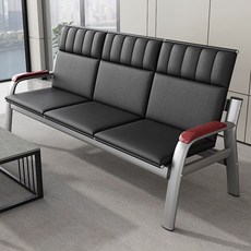 대기 의자 세트 모듈 소파 패브릭 상담실 회의실 휴게실 블랙 우드 3인용, 블랙 우드 1인용