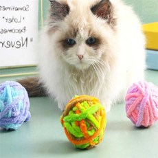 무유2 고양이털실공 고양이사냥장난감