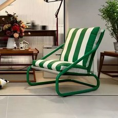 1인용 암체어 카페 패브릭 안락의자 2colors, 1개, 녹색