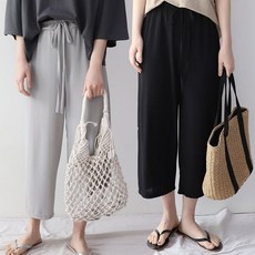 임부복 피아노 끈바지 임산부 요가 트레이닝 통바지