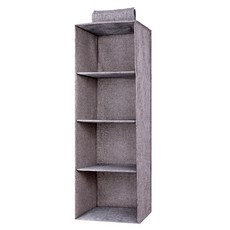 衣櫃收納掛袋 懸掛式衣物儲物整理袋, 灰