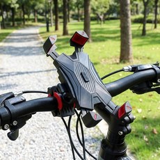 디그램 자전거 악세사리 핸드폰 거치대, 1개, 블랙