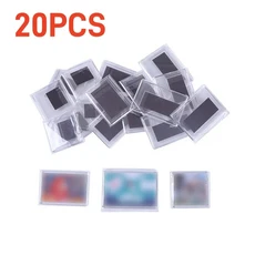 10-40개 빈 사진 프레임 냉장고 자석 삽입 미니 다양한 크기, 02 20pcs