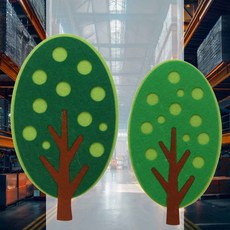 나무 펠트 2p 급식실게시판 환경미화 신학기 교회환경판 환경게시판 유치원게시판