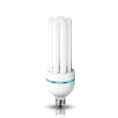 E26소켓 균일한 빛 발산 조명 EL 형광등 램프 55W 선명한 주광색, 1개