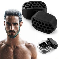 턱근육토너 공 얼굴 노화 방지 실리카 턱 뺨 리프팅, 블랙 KGD02490, 1개