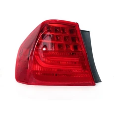 BMW 호환 3 시리즈 E90 2008-2011 용 후방 테일 램프 라이트 LED 후면 미등 스톱 브레이크 안개 6321728942, 03 Outside Left