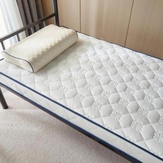 라텍스싱글매트리스 일인용침대매트 위생 소형 60 패드 손님용 이층침대 1인매트리스 쿠션 (색상 분류-라텍스매트리스 (꽃잎흰색 6cm) 침대 사이즈 적용-88폭x168길이)