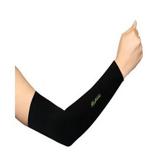 UV Protection Arm Sleeve Black & Green, 1세트, 1회분