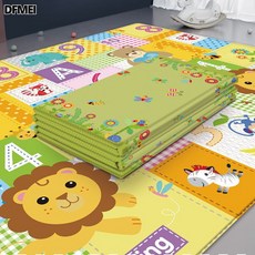 DFMEI 幼兒爬爬墊爬行墊可摺疊防摔護童, 獅子王摺疊墊