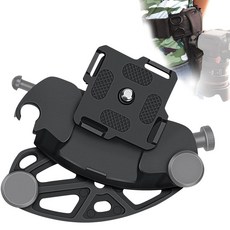 JMSUZ 微單攝影扣 相機快掛腰扣 腰掛微單反相機快掛 快槍手肩帶掛扣, 1個, 銀灰色