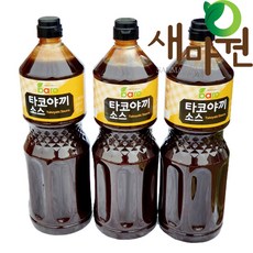 새마원 보통맛 타코야끼소스 타코야키, 1.95kg, 3개