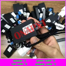 메르세데스-벤츠 S 클래스 W223 2021+ 용 자동차 LED 활성 주변 조명 4D 회전 트위터 스피커 분위기 램프, 10 4D tweeter module