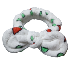 귀여운 오리 토끼 리본 와이어 세안밴드 헤어밴드, 1개, 리본_화이트