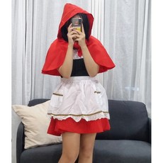 에이나인 빨간망토 차차 코스프레 세트 졸업사진