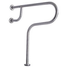 【金固】ST正304 T型扶手 無障礙空間 不鏽鋼扶手 浴室扶手 廁所扶手 安全扶手 (附配件), 銀色, 1個