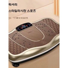 음파 운동기 덜덜이 홈트 전신 진동기 쉐이크보드 뱃살 운동기구, 샴페인 골드 78cm 120모델