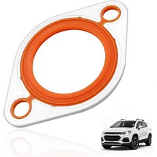 온도 조절기 수온관 하우징 개스킷 1/8인치 알루미늄 캐리어 및 고온 실리콘 교체품 쉐보레 SBC BBC 265 283 305 327 350 383 396 400 427 454, 1Pcs