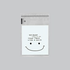 [소량] OPP 접착 봉투 10X15 쿠키 한과 강정 간식 봉투 두꺼운 비닐 포장지 100매입, 100장