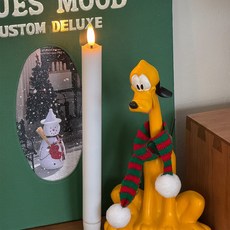 이이공브이샵 롱 테이퍼 리모컨 전자양초 LED캔들, 화이트1P