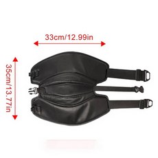 오토바이무릎보호대 에어백 바이크 사고방지 오토바이 따뜻한 무릎 패드 라이딩 방풍 방수 겨울 야외 보호 가드 PU 가죽 1 쌍, 미국, S luminous