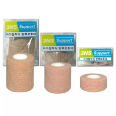티에스 3ns spport 자가점착식 탄력보호대 1롤 관절보호 테이프 탄력밴드 사이즈 택1, 1개