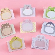 애나허니 동물모양 점착 메모지 귀여운 휴대용 메모지 20매 디자인메모지, 병아리