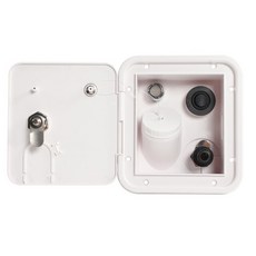 카라반 TYTXRV RV 캐러밴 설치 용이 RV 워터 필러 액세서리 다기능 중력 캐러밴 스퀘어 해치 커버 중력 입, [01] square water inlet, 1개