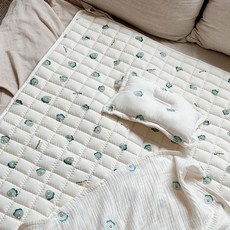 돗투돗x마롤로뜨 아기 침대패드 이불매트 신생아패드 30수 순면 유아 논슬립, 돗디노_30수 순면 논슬립 패드, 1개