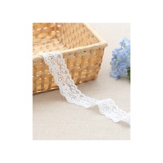 퀼트스타 로맨틱 블라썸 스판 라셀레이스_화이트, 1개