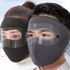 올인원 라이딩 페이스 커버 방한마스크 풀커버 안면마스크 스키마스크 겨울마스크 귀마개마스크, 1개, 1개입